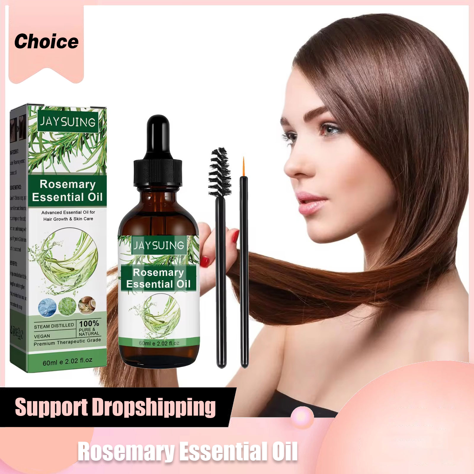 Hair Care Oil Serum - Rosemary Essential Oil For Hair Growth