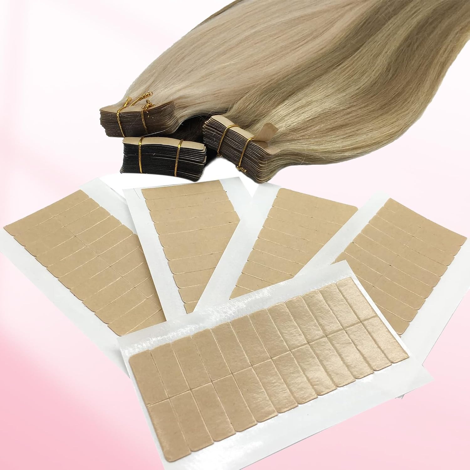 72Tabs(6sheets）Hair Extension  - Hair Extension Tape In review and price