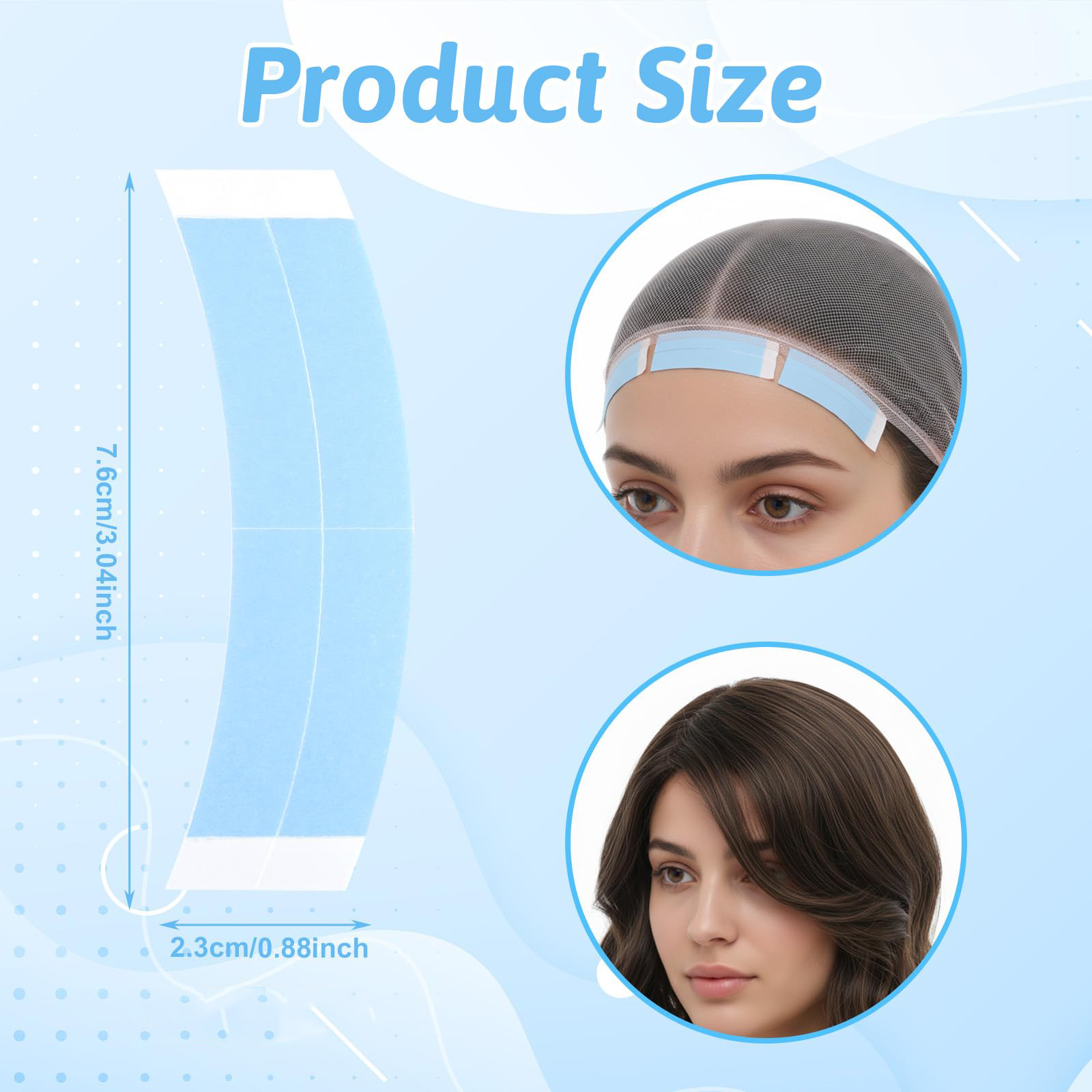 36/72Pcs Waterproof Adhesive T - Hair Extension Tape In review and price