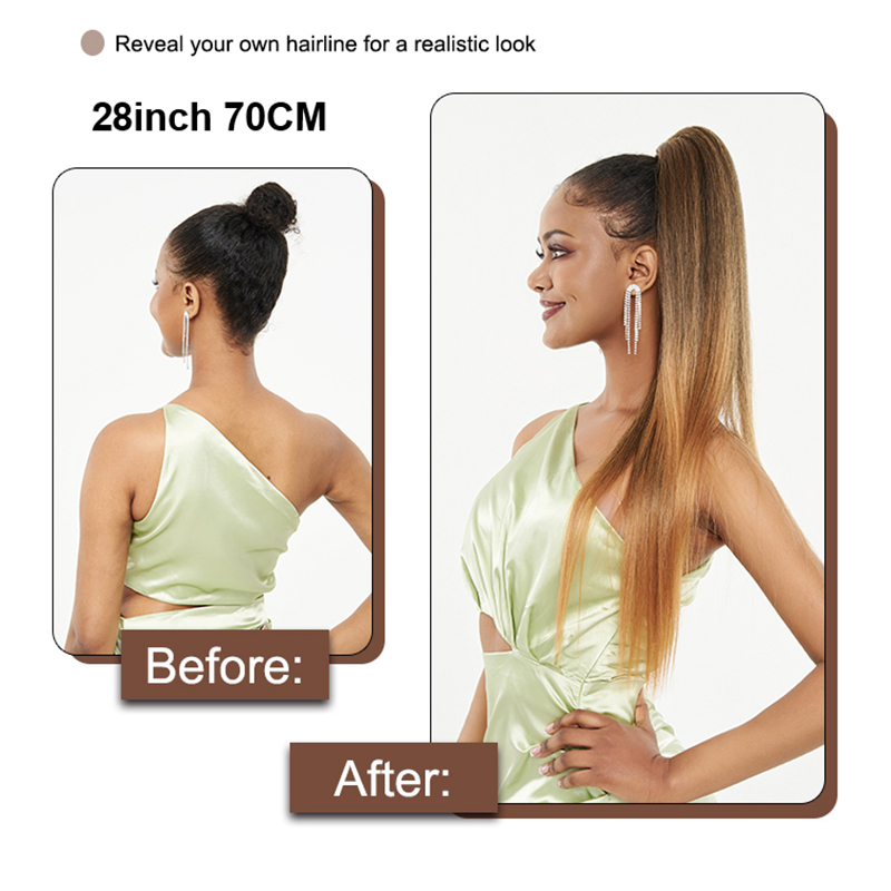 Blonde Synthetic Ponytail  Lon - Braiding Hair Kanekalon review and price