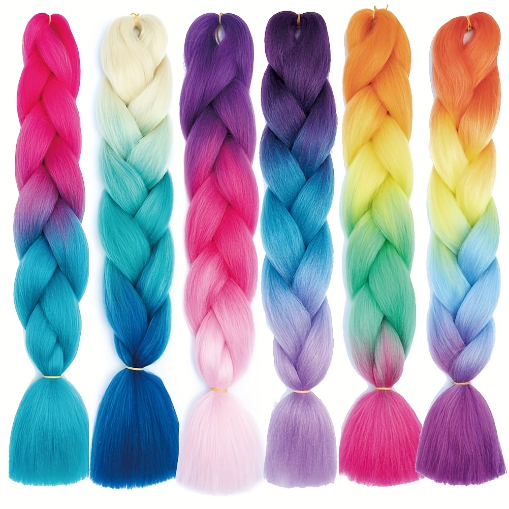 6pc 24 Inch Jumbo Braids Exten - Braiding Hair Kanekalon review and price