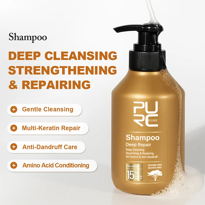PURC Morocco Argan Oil Shampoo - Hair Care Keratin Shampoo review and price
