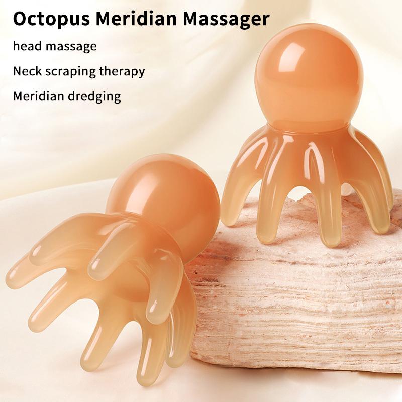 1/2Pcs Pink Resin Octopus Scal - Hair Care Daily review and price