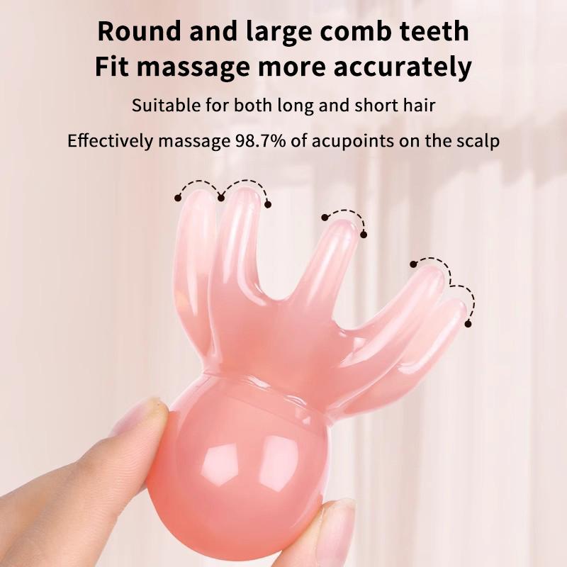 1/2Pcs Pink Resin Octopus Scal - Hair Care Daily review and price