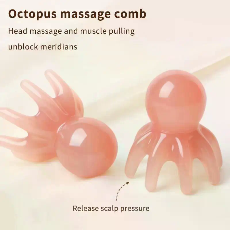 Pink Resin Octopus Scalp Massa - Hair Care Daily review and price