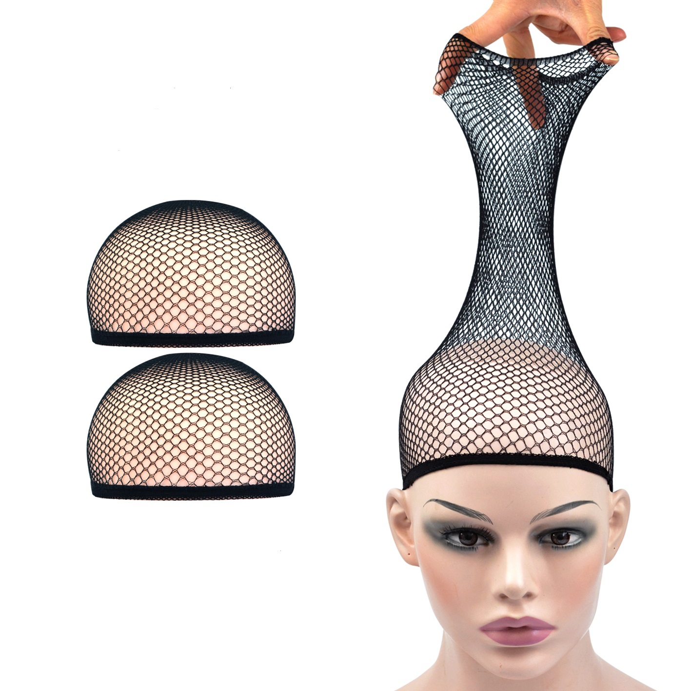 2 Pieces Hair Nets Open Ended  - Wig Cap Stocking review and price