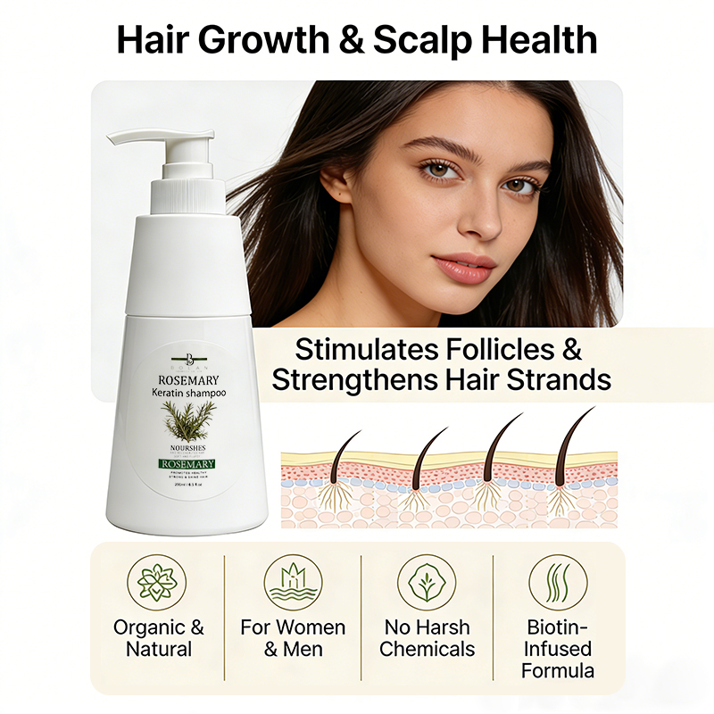 200ml Natural Rosemary Shampoo - Hair Care Keratin Shampoo review and price