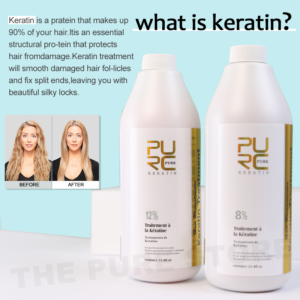 PURC 5% Keratin Smoothing Trea - Hair Care Keratin Shampoo review and price
