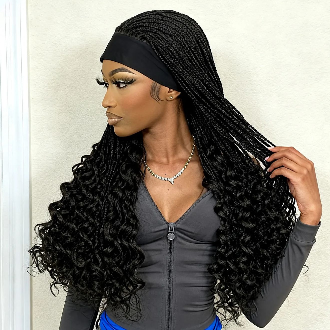 Headband  Braided Wig Syntheti - Braiding Hair Kanekalon review and price