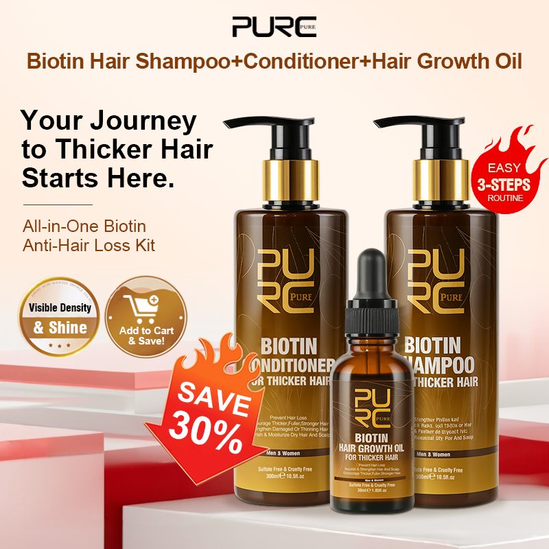 PURC Biotin Hair Growth Oil Sh - Hair Care Keratin Shampoo review and price